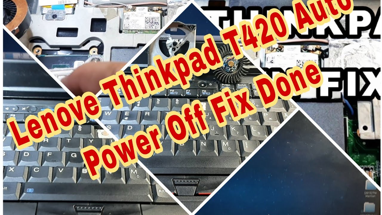 Lenovo Thinkpad T420 | Auto Shutdown | Fan Error | Fix Done - YouTube