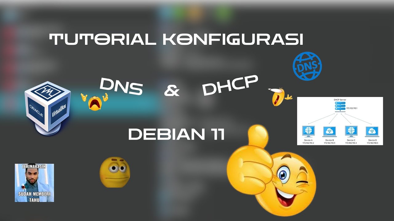 Cara Konfigurasi DNS Dan DHCP Server Di Debian 11 #2 - YouTube