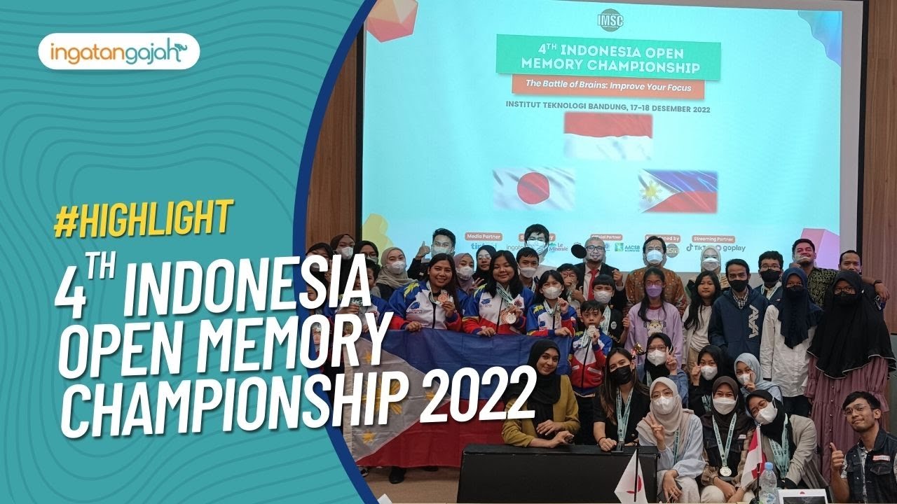 Highlight 4th Indonesia Open Memory Championship 2022 | ITB, Bandung
