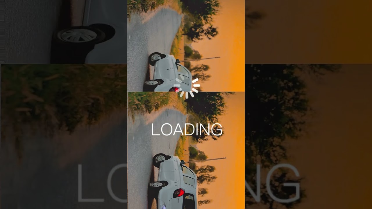 Sunset + Car + Slow Motion = Cinematic Magic 🌅 