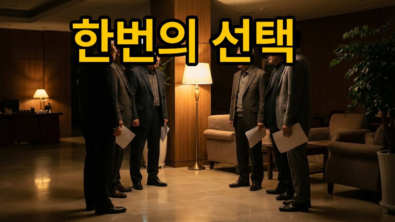 장로들이 조용해진 이유, 단 한 번의 선택 때문이었습니다