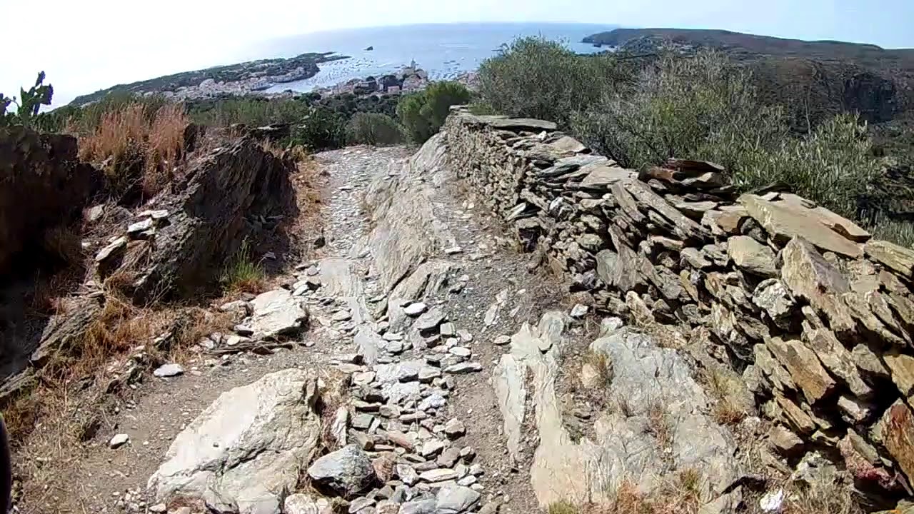 Technische afdaling deel 2 naar Cadaques 2019