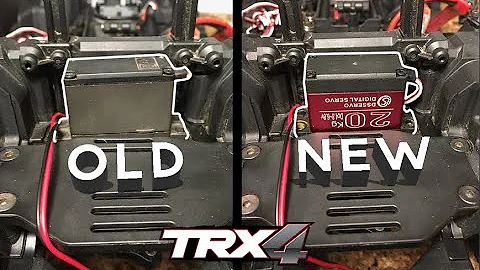 How To Replace A Traxxas TRX-4 Steering Servo