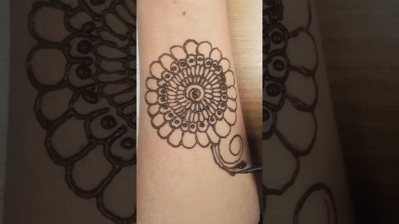 stylish mehandi design  for beginners✨️✨️||tranding||modern front hand henna design 