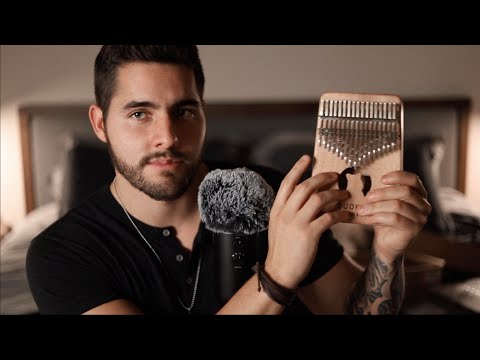 ASMR Kalimba Songs For Sleep - Unboxing - Whispered