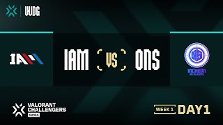 IAM vs ONS | 스테이지 1 본선 1일차 | 2024 WDG발로란트 챌린저스 코리아