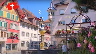 🇨🇭 Zug, Switzerland ☀️ Sunny Walking Tour of Beautiful Swiss City