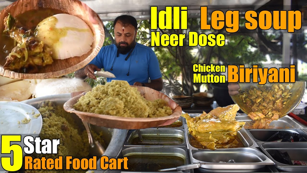Bangalore's highest Selling Early Morning Nonveg Breakfast | Idli LegSoup NeerDose | StreetFoodIndia