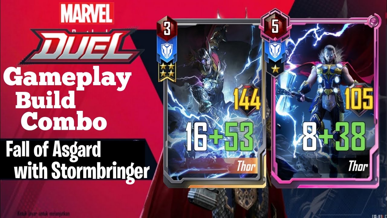 Marvel Duel | Gameplay Fall of Asgard with Thunder Stormbringer