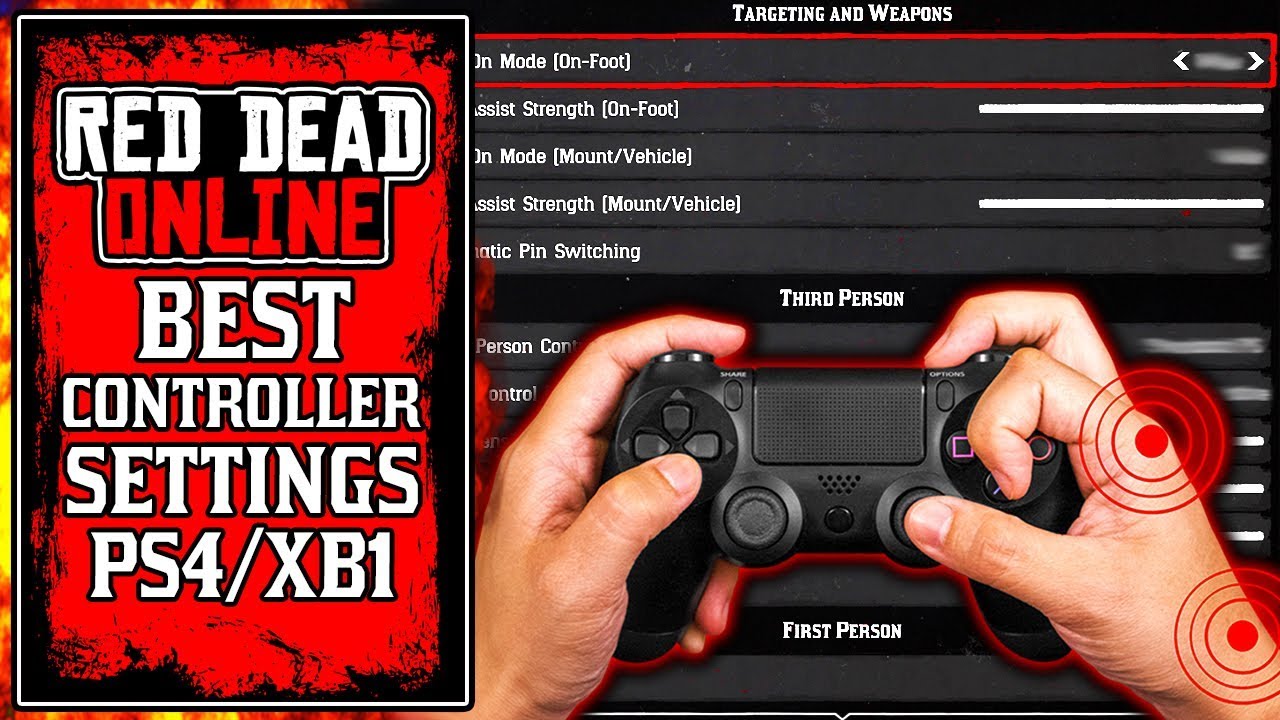 BEST Controller Settings Dead Online! Best Console Settings PS4/XB1 (RDR2) - YouTube