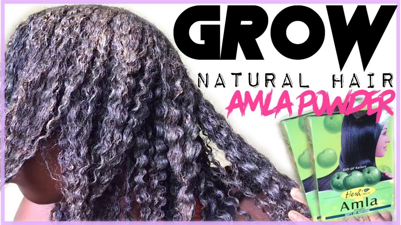 Grow Strong, Long & Healthy Natural Hair With Amla PowderStrengthen
