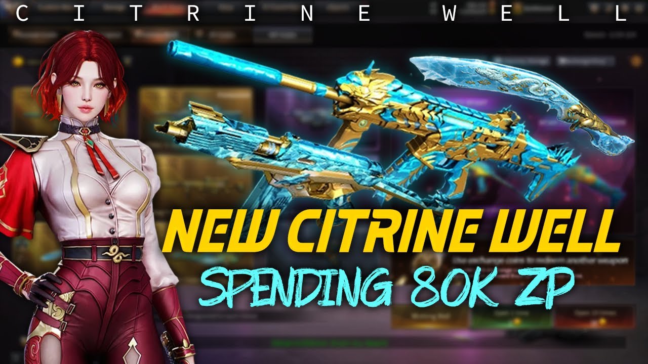 Crossfire West: NEW CITRINE WELL Sub Zero Freeze - Spending 80K ZP (Winning Rare Items)