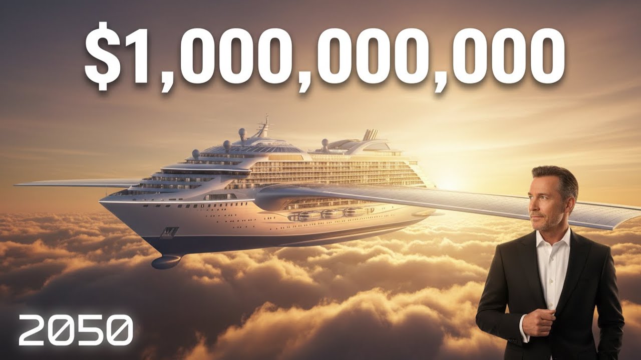 The $1 Billion Sky-Cruise: A Vision of Future Luxury Travel (2050 Concept)