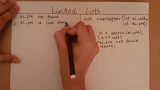 Linked List - Addition after a node