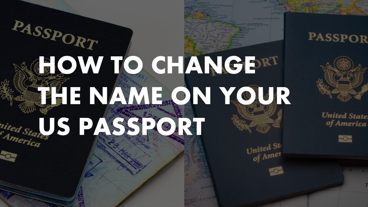 name change travel with old passport