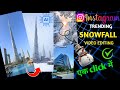 How To Make Snowfall Reel Video ? Barf Wala Video Kaise Banaye || Snowfall Edit Kaise kare 