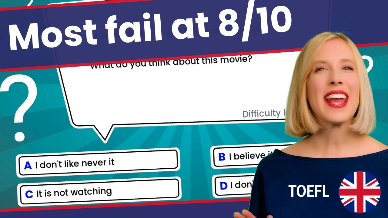 TOEFL Test – Sentence Completion 📝 10-Question Structure & Cohesion Quiz (#30)