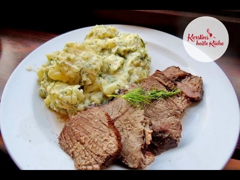 Kerstins heiße Küche - gesalzenes Rindfleisch m. Dillkaroffel (Rezept)