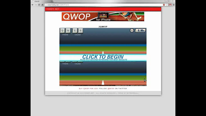 Lets Play: 2QWOP
