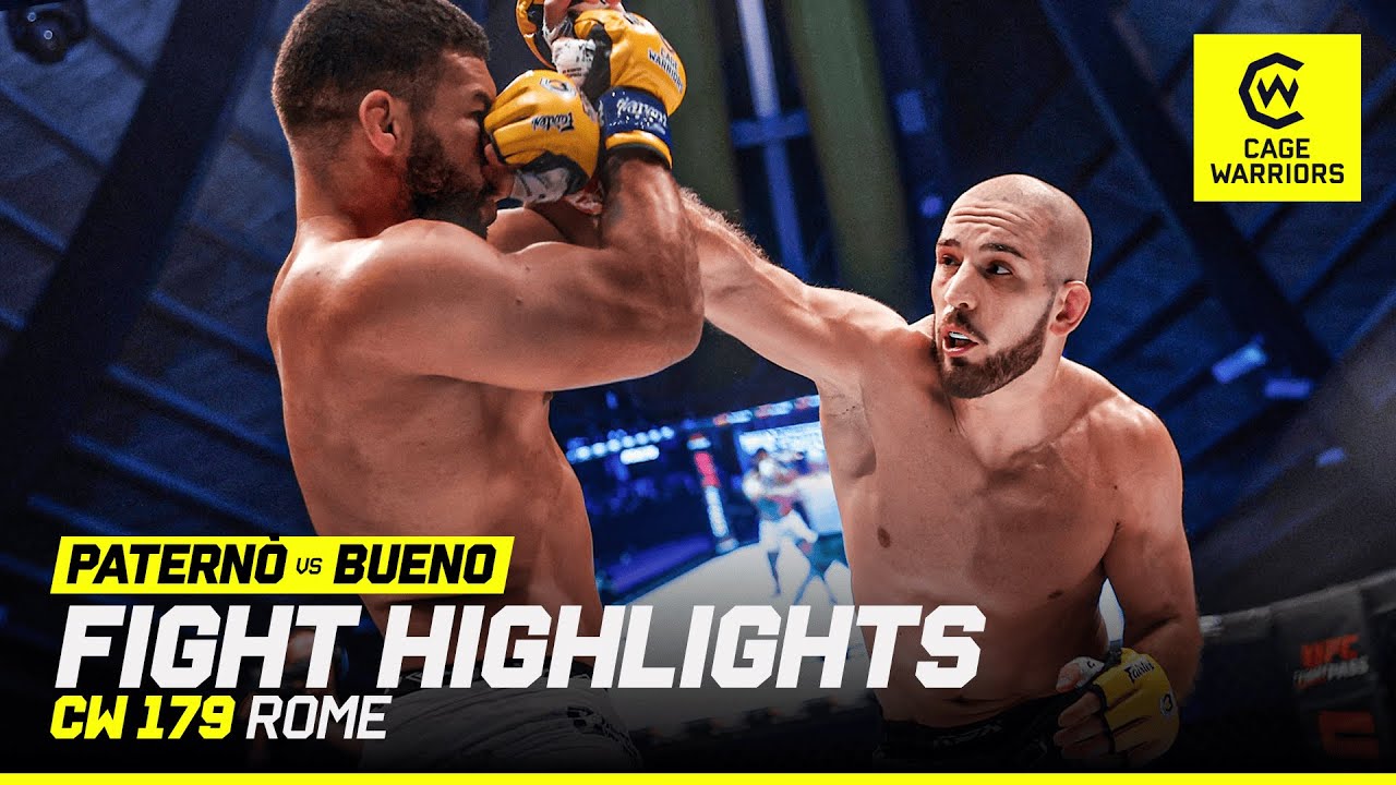 HEADED TO THE UFC? 🤔 | Stefano Paternò VS. Jorge Bueno | CW 179 Rome Fight Highlights