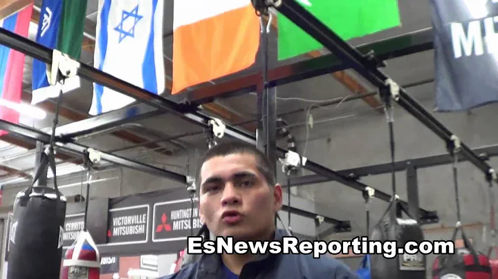 fabian maidana and eddie alicea working out in oxn...
