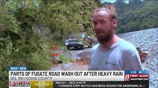 Del Rio neighbors push for Fugate Road repairs after July flooding