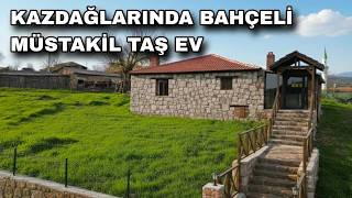 2367 - Çanakkale Bayrami̇çte Kazdağlarinda 455 M² Bahçeli̇ Müstaki̇l Taş Ev