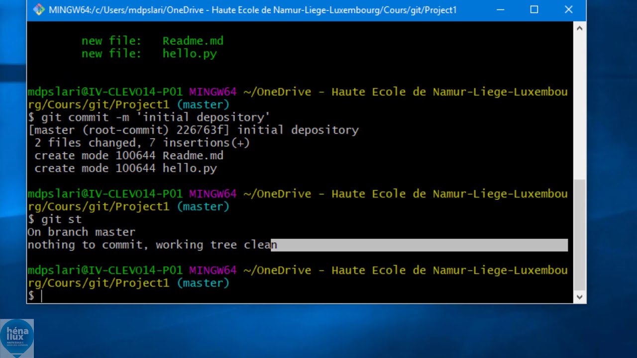 Maîtriser git en lignes de commandes - YouTube