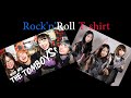 Rock&#39;n&#39;Roll T shirt THE TOMSHONENBOYS KNIFE girl japan band 5mn33