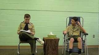 West Point 2013 Camporee Skit - 'Mental Magic' - Troop 146