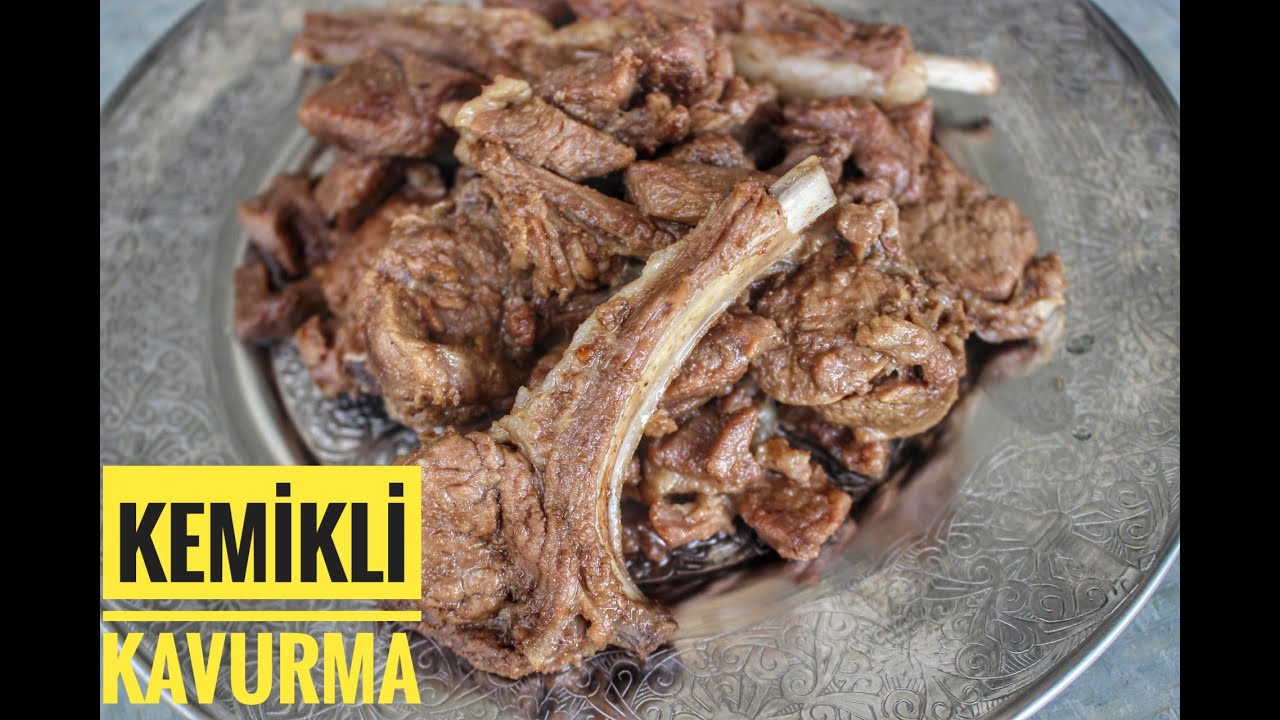 HAYATIMDA YEDİĞİM EN GÜZEL KAVURMA!!! KEMİKLİ KAVURMA TARİFİ