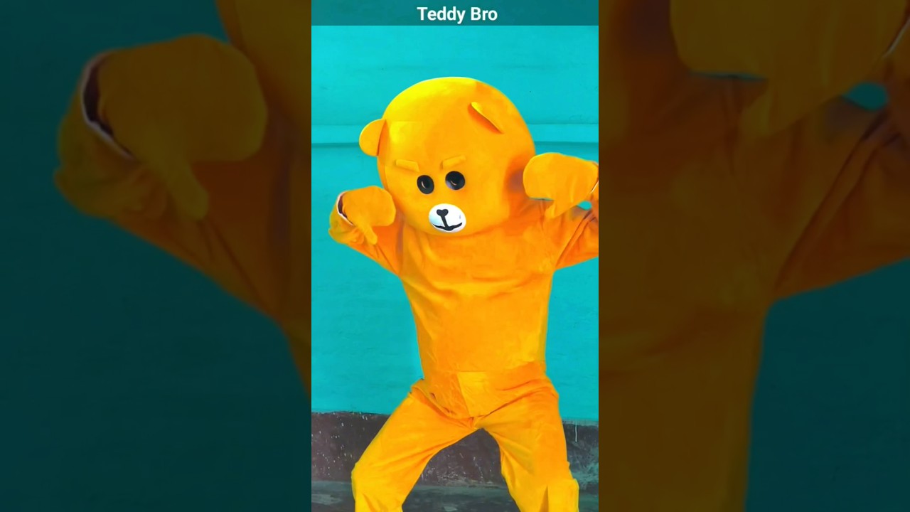 Funny Teddy Dance Video//Teddy Bro New Dance Step//Funny Reaction