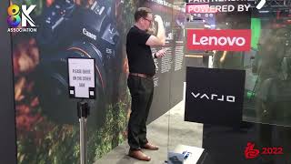 IBC 2022 - Canon Shows Virtual Reality Demo with its 8K Camera