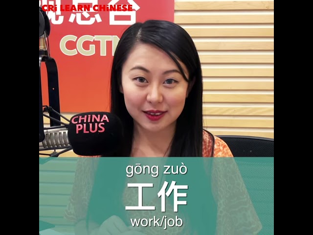 Learn Chinese in 1 min: How to say "work" and "job" in Chinese