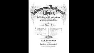 Beethoven, Ludwig van   12 German Dances, 1 C