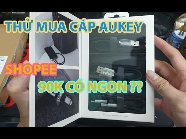 Unbox Cáp USB-C AUKEY CB-CMD1