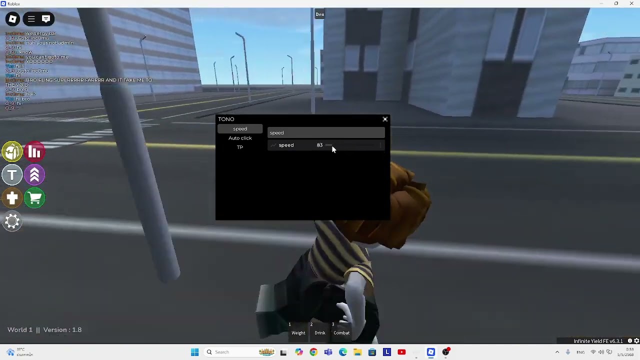 Script Map Weight Lifting At Big city