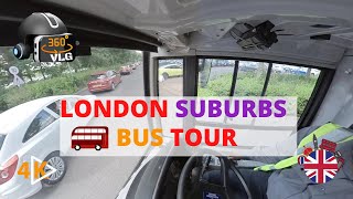 4k| LONDON SUBURBS DEDWORTH | BUS TOUR WITH SOFT JAZZ | screenshot 4
