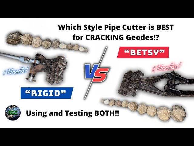 Which Style Pipe Cutter is BEST for CRACKING Geodes!?