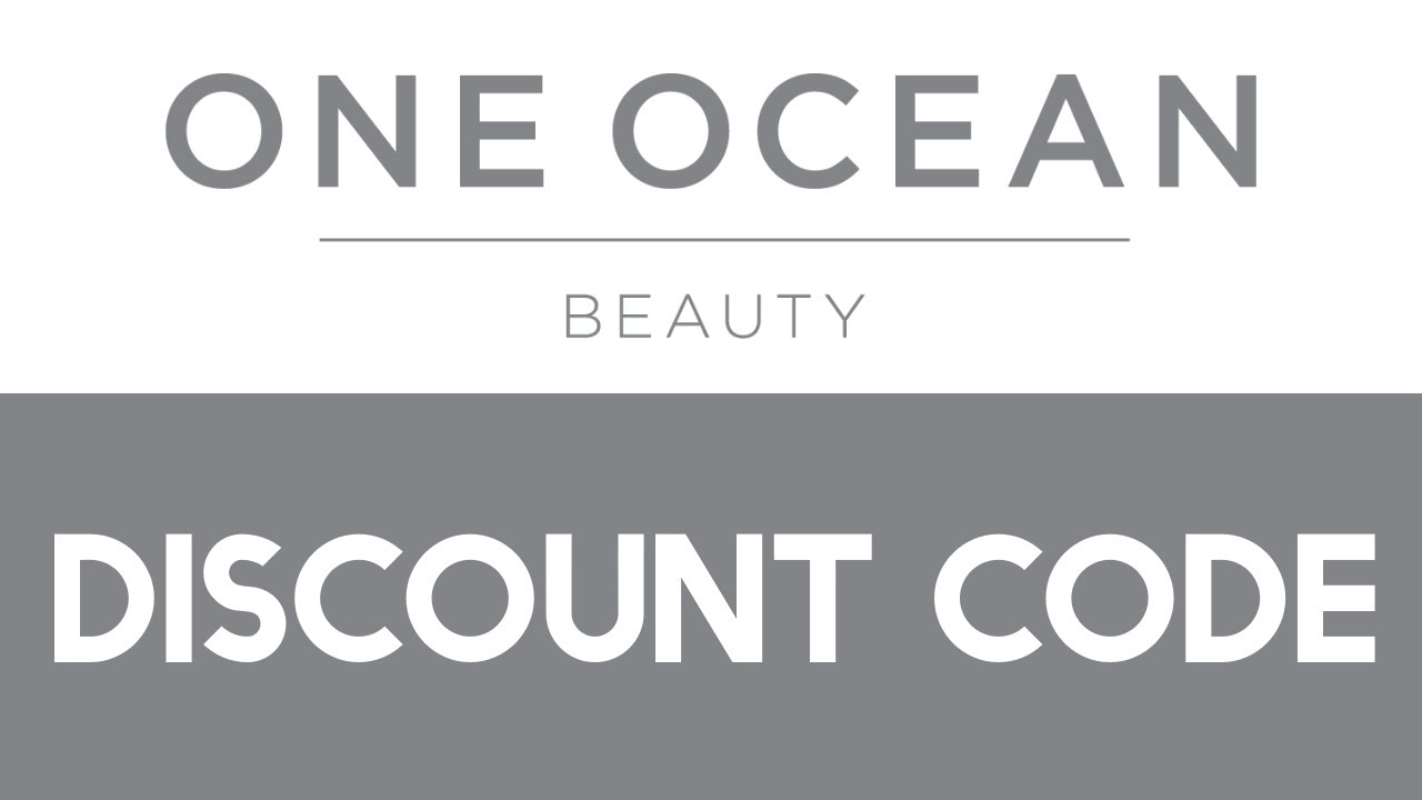 One Ocean Beauty Coupon Code YouTube