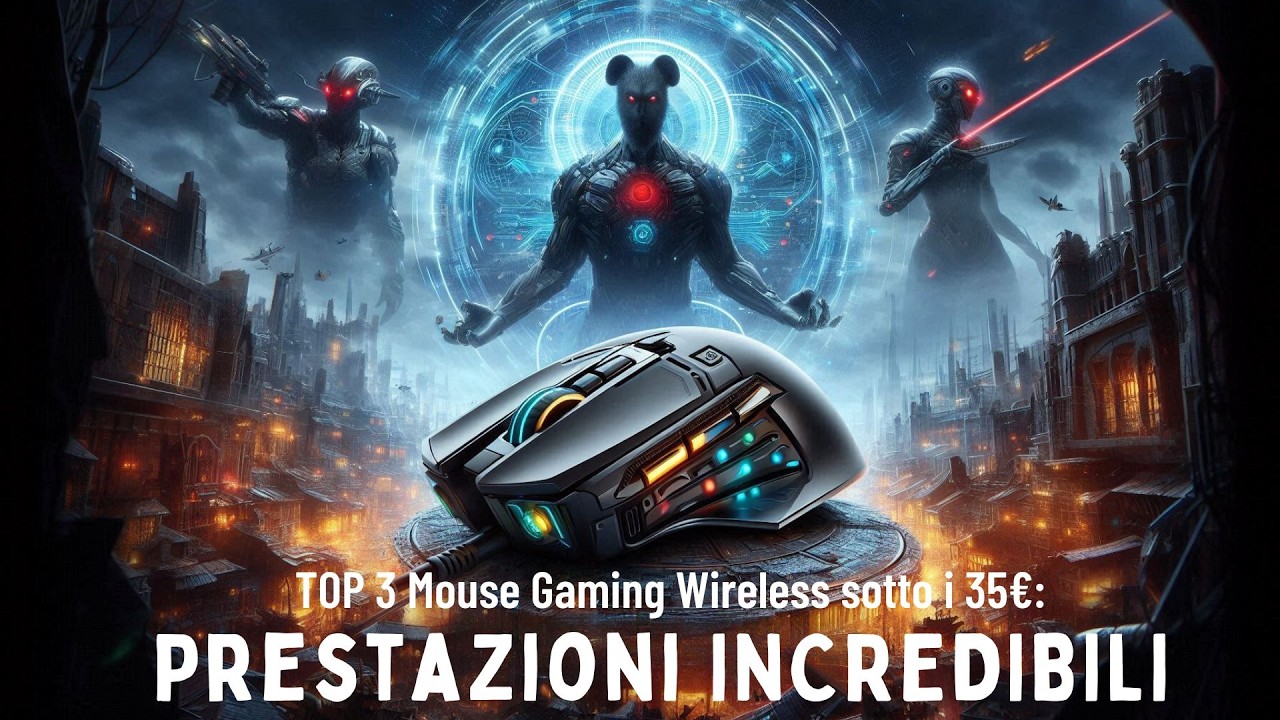 Mouse gaming wireless sotto i 35 euro