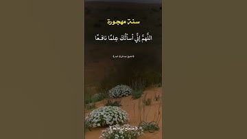 سنة مهجورة في الأذكار بعد صلاة الفجر . الشيخ عبدالرزاق البدر