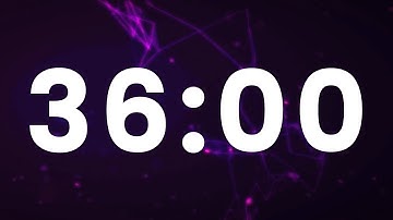 36 Minute Timer - 2160 Seconds Timer - Countdown -  Clean And Simple [ELECTRIC]