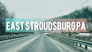 EAST STROUDSBURG PA MARSHALLS CREEK PA STROUDSBURG CHILLY EVENING 2025