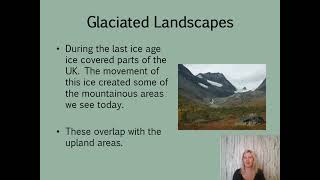 The distribution of Upland, Lowland and Glaciated Landscapes in the UK