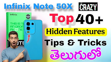 Infinix Note 50x 5G | Tips and Tricks Infinix Note 50x 5G top 50+ hidden features | Tech Bro telugu