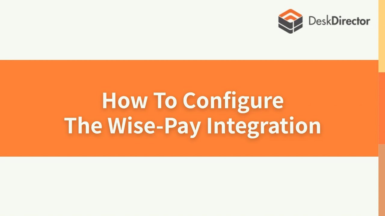 OMW - How to Configure the Wise Pay Integration