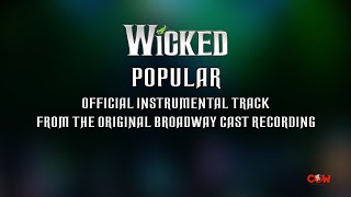 Information Popular Karaoke On Screen Lyrics WICKED Original Broadway Cast Recording Instrumental Track Movie Update