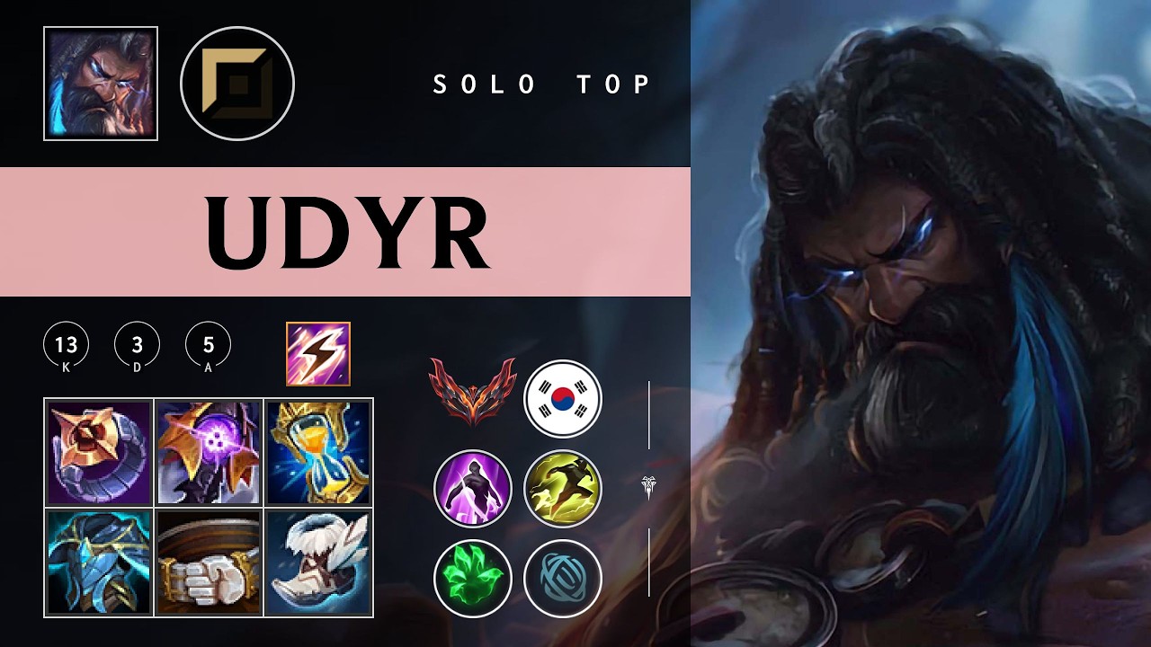 Udyr Top vs Gwen - KR Grandmaster Patch 26.05