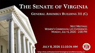 Senate of Virginia: Brown v. Board of Education Scholarship Committee on 2026-07-08 [Finished]